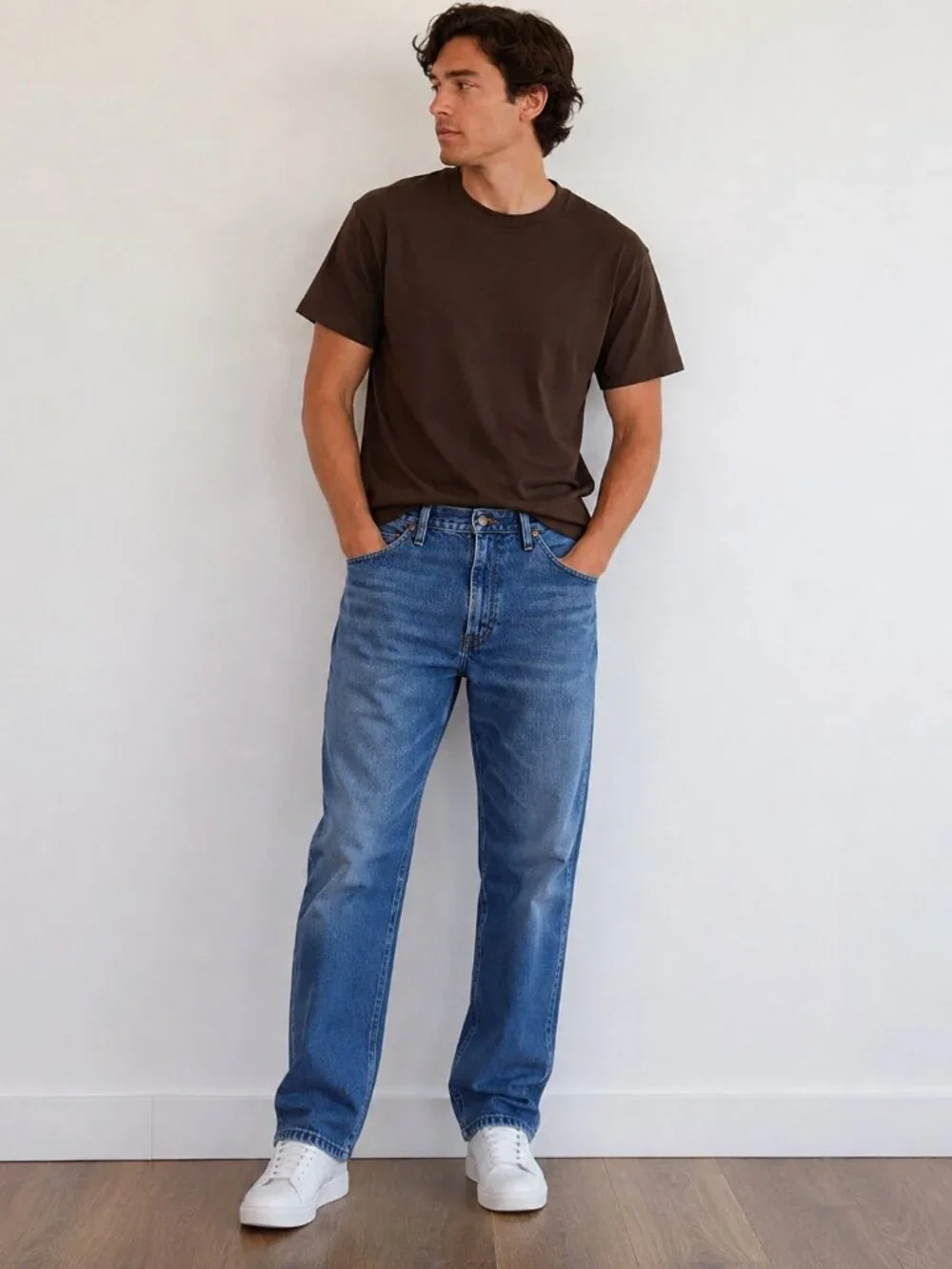 Wrangler Men's Blue Straight Leg Jeans Size 33x28 USA Made